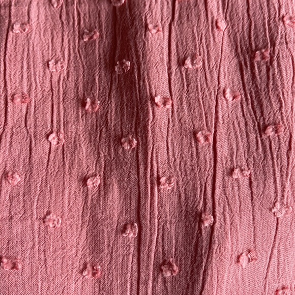 LOFT Insert Dotted Crepe Balloon Sleeve Top Blouse - Picture 10 of 10